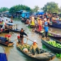 Le marché flottant de Ca Mau
